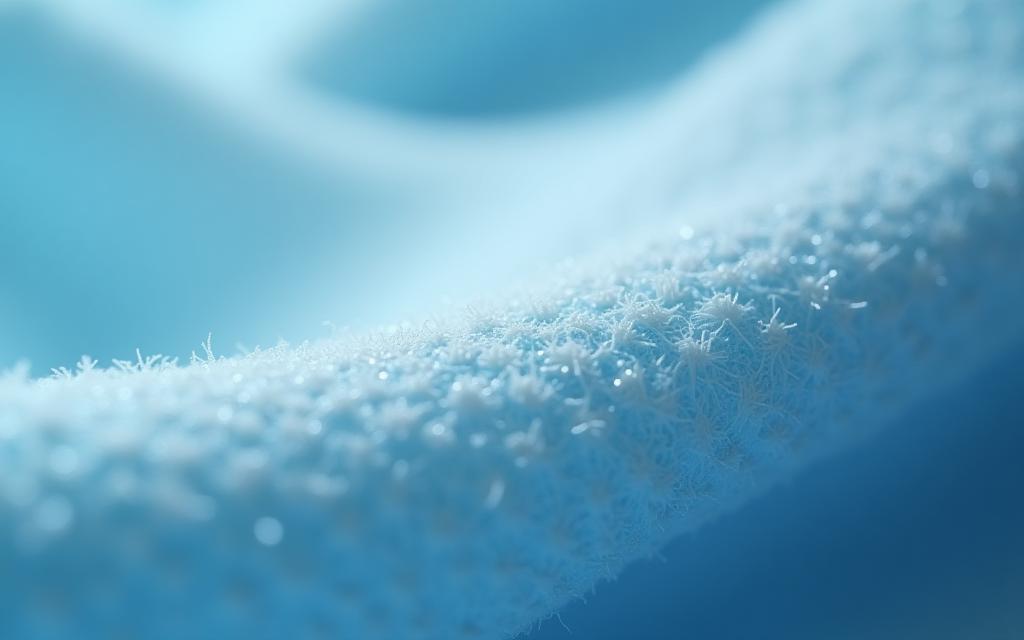 Close-up of high-quality microfibre textile